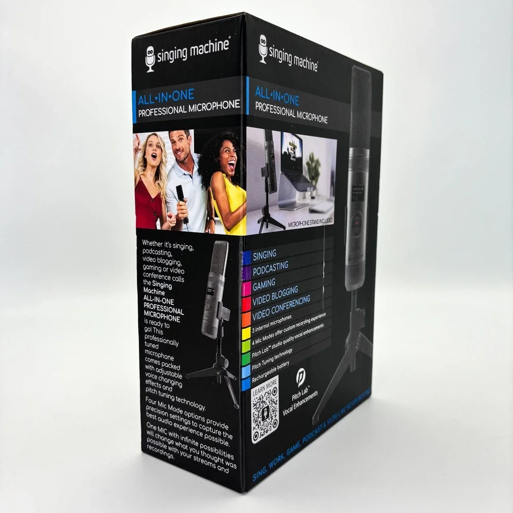 The Singing Machine SMM2097 Professional Condenser Microphone New Sealed